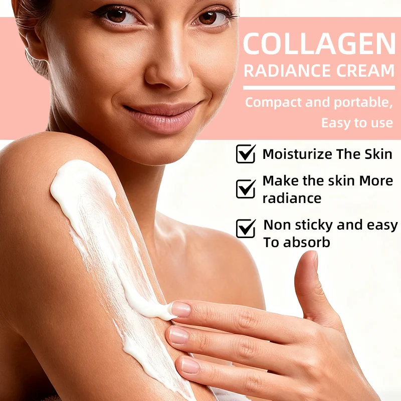 YUITIKUE Collagen Revitalizing Cream - Moisturizing and Skincare, Suitable for All Skin Types, Hydrolyzed Collagen