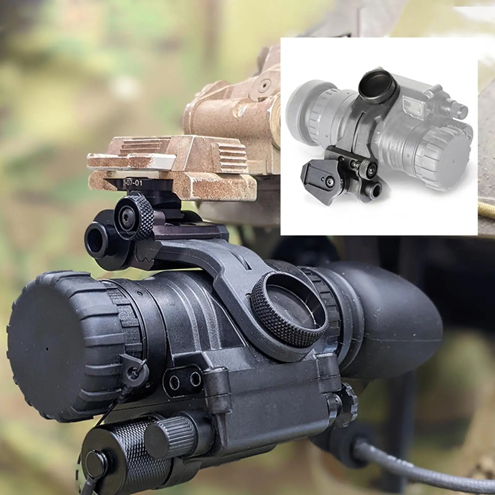 

Hunting J Arm Adapter Nvg J Arm Helmet Nvg Bracket for Devices