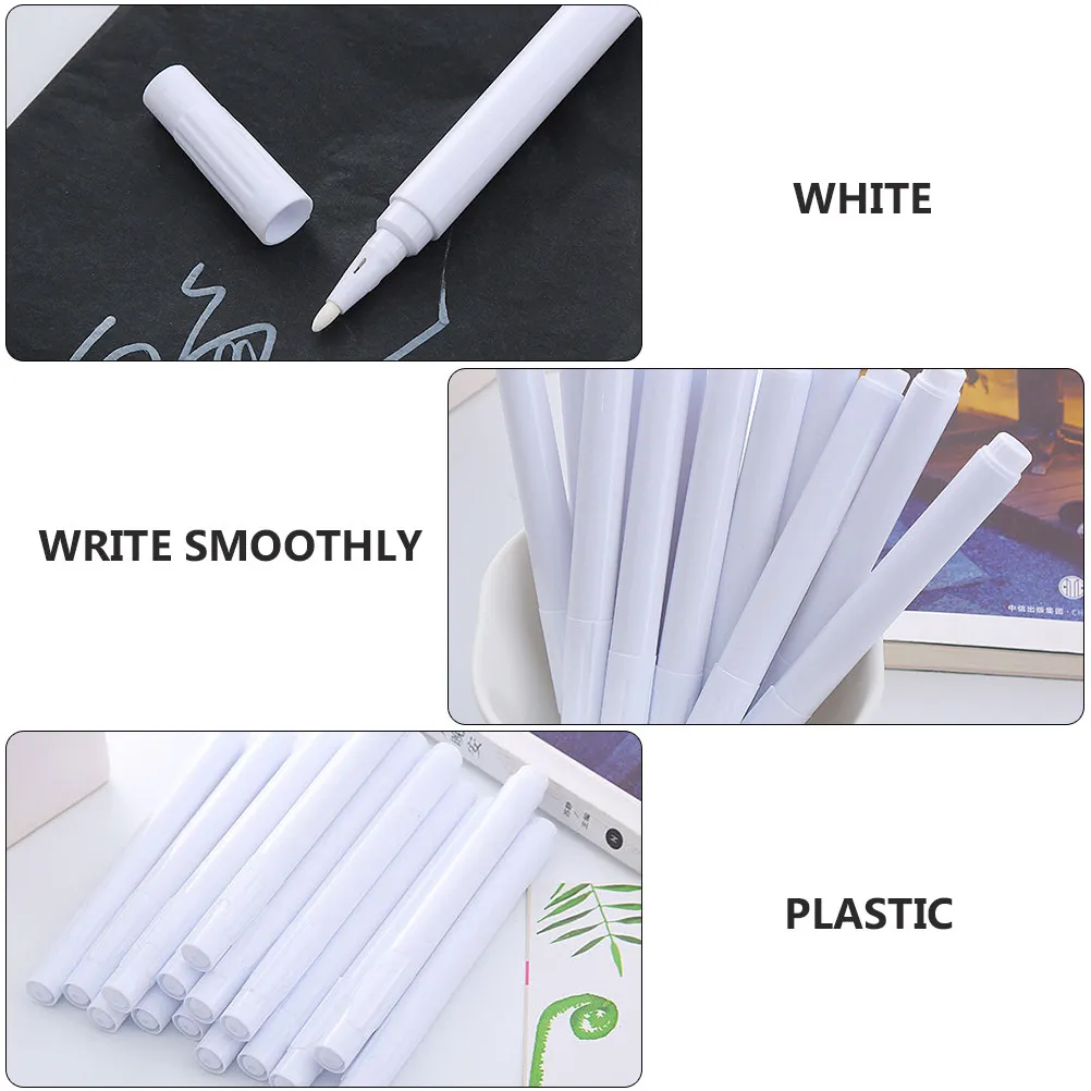 20개입 액체 분필 마커, 물로 쉽게 지워지는 친환경 칠판펜, DIY 그림 그리기용