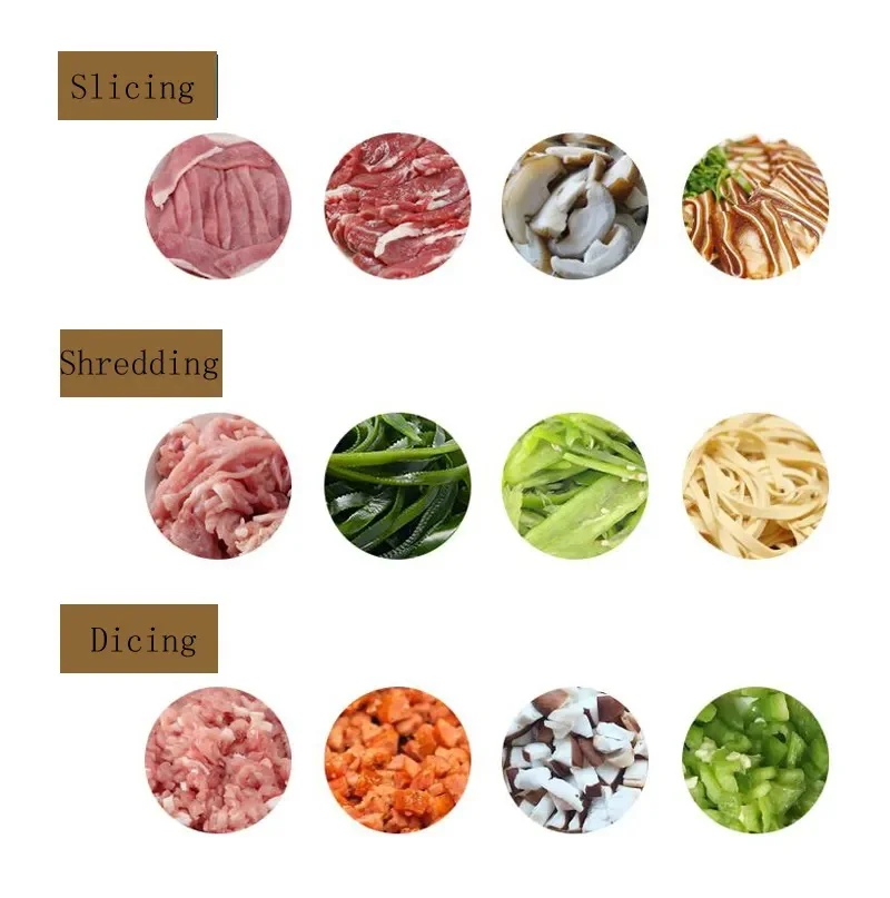 Industrial Beef Cube Dicing Machine Electric Cut Fresh Meat Slicer Grinders Mincer 3