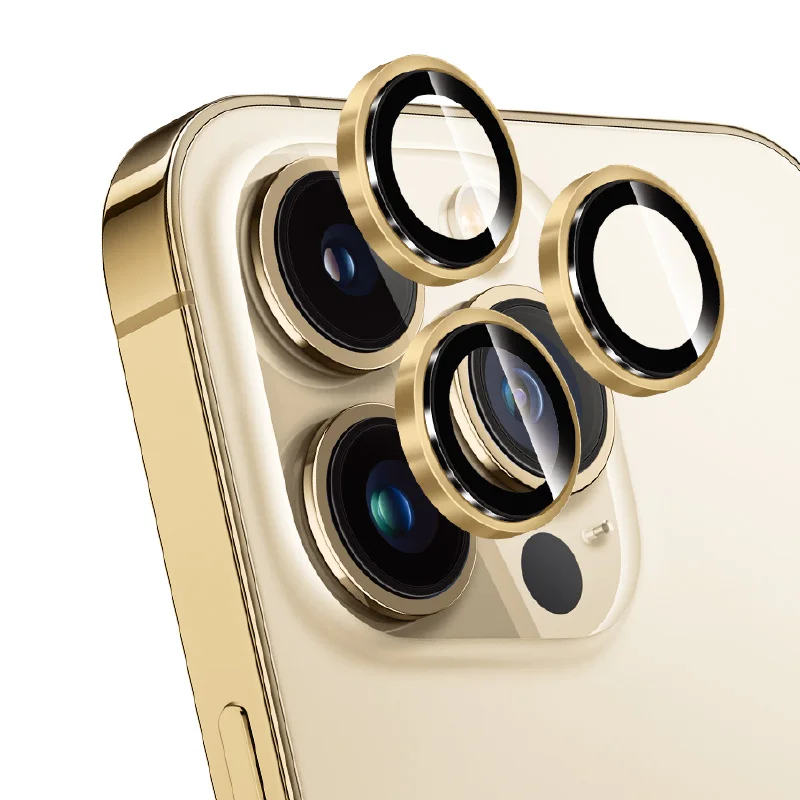 Universal Metal Ring Glass Camera Lens Protector