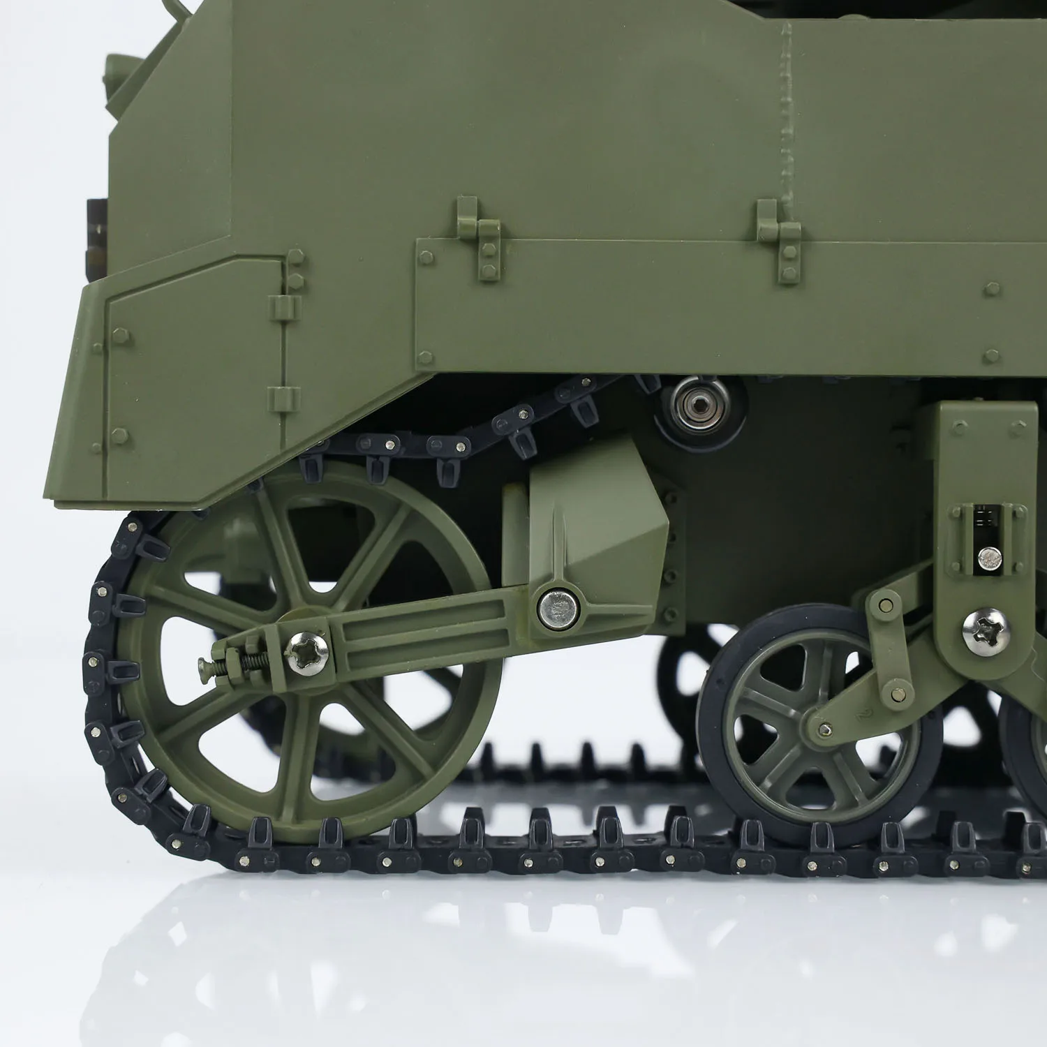 RTR 탱크 1/16 스케일 조립 완료 도색된 미국 스튜어트 M5A1 영국 VI 고..
