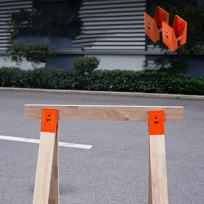 Especial 4X Woodworking Table Mobile Bracket Fixing Clip Saw Horse Clips Carpentry Furniture Reinforcement Clamp
