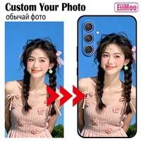 EiiMoo Custom Photo Case For Samsung Galaxy S26 S25 A57 A37 A07 A17 Plus Ultra Edge FE 5G DIY Image Silicone Glass Plastic Cover 1