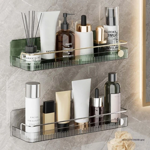 Corner Shower Caddy Corner Shower Caddy, Acrylic Bathroom Shower Shelf  Storage Basket, Wall Mounted Bathroom Organizer Shower Organizer (Color :  B