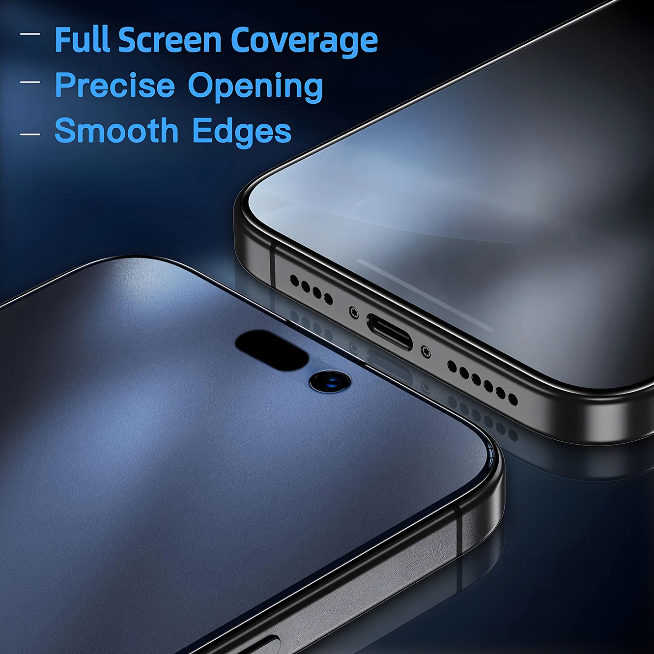 3-1 pezzi protezione schermo privacy installazione senza polvere per iPhone 16 14 13 12 11 15 17 Pro Max protezione schermo in vetro anti-spia - immagine 5