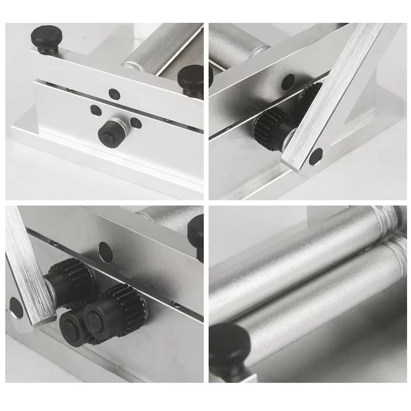DIY Manual Soft Metal Tube Bending Machine-Household round Roller Plate Rolling Tool for Bending Processing Tools
