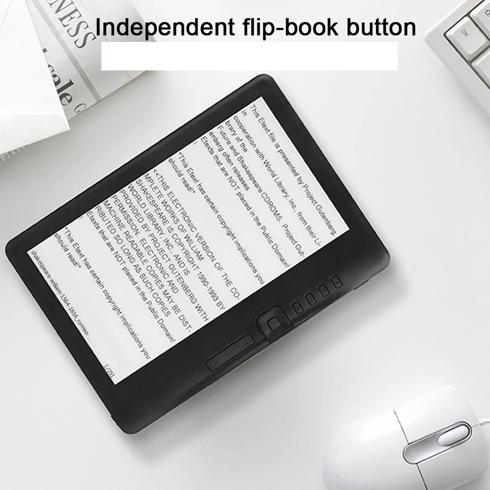 BK7019 Portable 7inch Ebook reader colorful screen supports memory card digital book read ebook reader