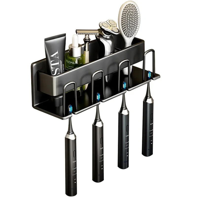 Toothbrush Holder Wall Mounted Storage Hook Bathroom Accessories
