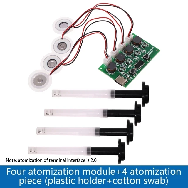 USB Mini Humidifier DIY Kit: Mist Maker & Atomizing Diffuser with Driver Circuit Board