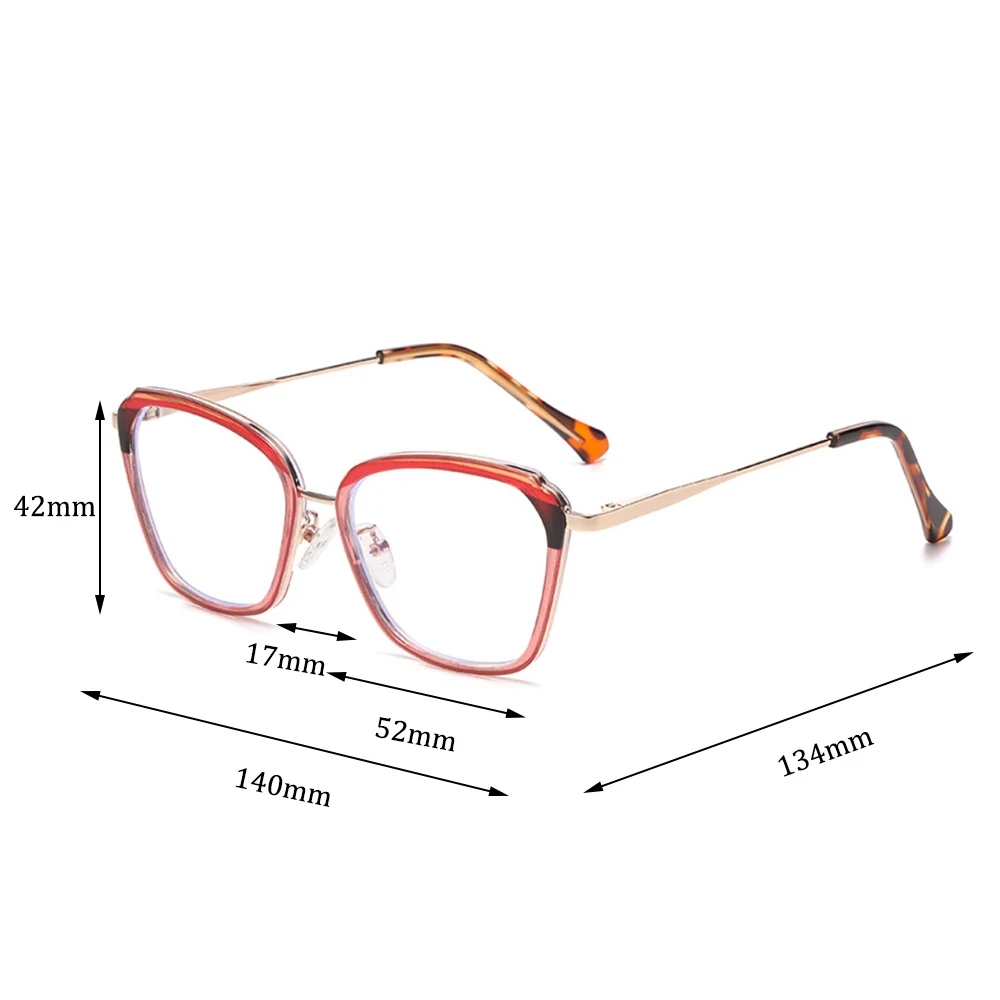 Fashion Eyeglass Frame Versatile Anti Blue Light Glasses Student Glasses Modern Myopia Eyeglass Frame For Cycling Stage Party