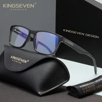 KINGSEVEN lunettes bloquant la lumière bleue hommes femmes mode masculine soulager la Fatigue lunettes ordinateur protection Anti rayons bleus lunettes 3
