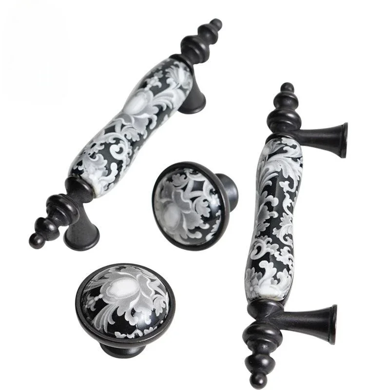 미국 스타일 세라믹 손잡이 캐비닛 옷장, 문짝 손잡이 보관 캐비닛, 가구 신발 캐비닛, 주방 서랍 손잡이 