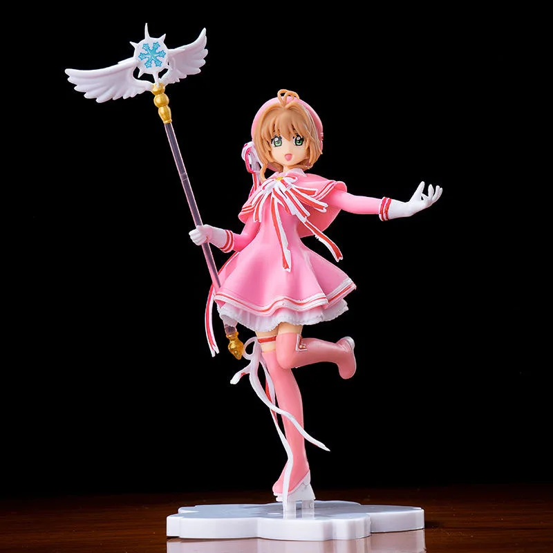 Anime Cardcaptor Sakura Kinomoto Sakura Collectible Action Figure Doll Gift