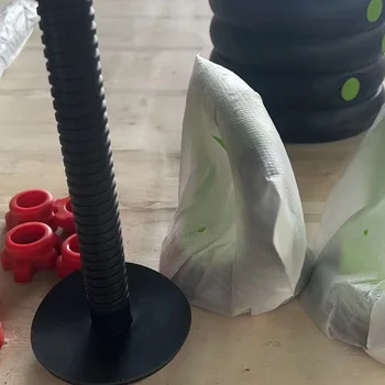 Adjustable Weight Dumbbell Set 44LBS 4 in1 Dumbbells Set Barbell Kettlebells Push Up Stand for Home Gym Fitness Exercise Equi 2