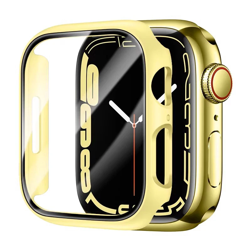 Premium Protective PC Case with Tempered Glass Screen