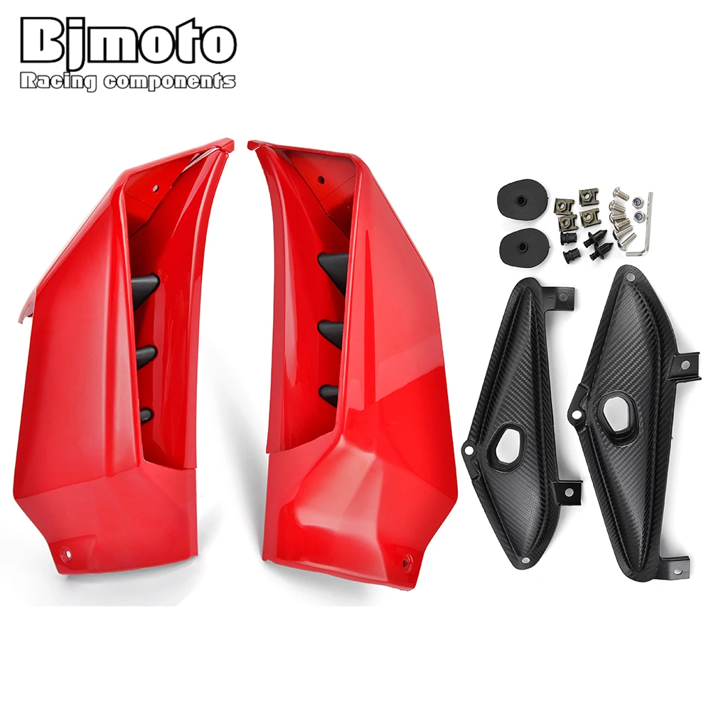 SHINKXMT Motorrad Winglets Für CBR650R 2019-2023 - Aerodynamische Spoiler Carbon-Optik | ABS Kunststoff