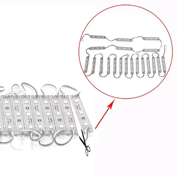 LED防水模组灯 ，一板60灯 10ft 彩色模组+遥控器一套-20