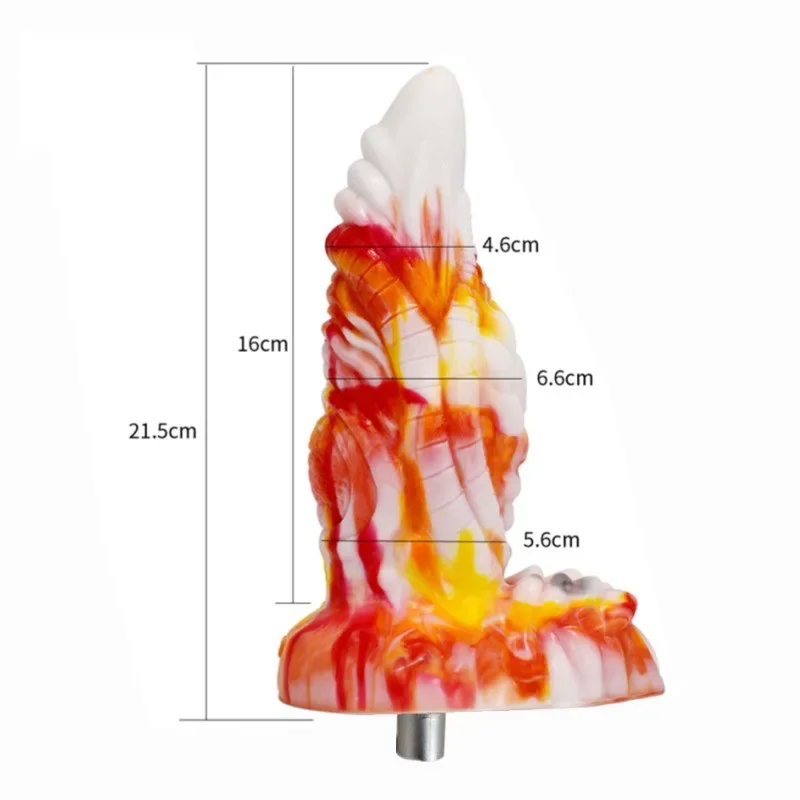 Liquid Silicone Special-shaped Dildos 3XLR Sex Machine Attachments G-spot Stimulate Penis Masturbation Accessories adult toy