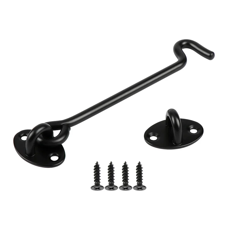 Thickened Window Hook Accessories Door and Window Hooks Stainless Steel Black Wind Hooks,adhesive hooks,wall mount hooks,self adhesive hooks,magnet hooks,self adhesive wall hooks,adhesive wall hooks,aluminum alloy buckle hook,l shaped screw hooks
