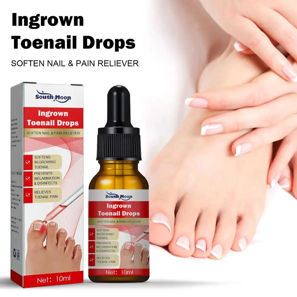 Ingrown Toenail Treatment Liquid Effective Nail Repair Serum Ingrown Toenail Correction Drops Pain Nail Softener Foot Care ingrown toenail correction tool nail problem solving