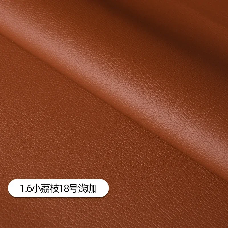 Luxurious Litchi Pattern Leather Fabric – Premium Upholstery Material for Car Interiors, Bags, Chairs, and DIY Projects – Waterproof and Durable, Sold Per Meter