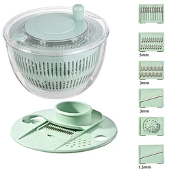 6 - In - 1 Large Salad Spinner & Vegetable Washer with Chopper (1)