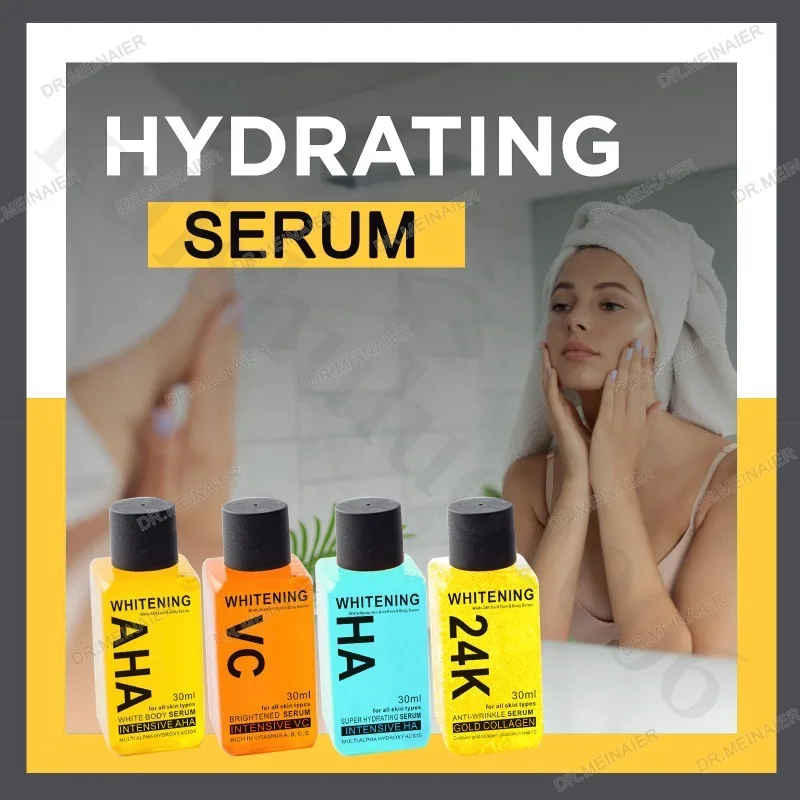 Whitening Body Serum Bleaching Brightening Skin,AHA,Vitamin B,C 30 Ml Bleaching Dark Spot Serum 6