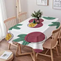 Nappe Graffiti Fruit Cute - Imperméable pour Noël/pique-niques/anniversaires/mariages, décoration de bureau et de table 3