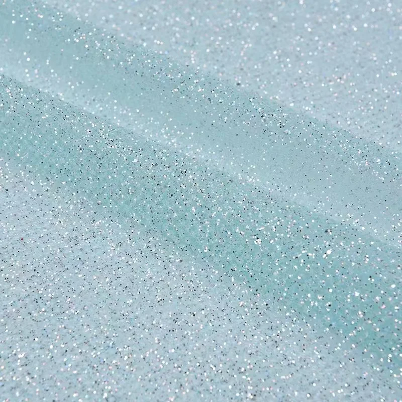 Luxury Glitter Tulle Fabric Bride Gown Magic Metallic DIY Dress Stage Wedding Decoration Party Dancewear Dress Cloths