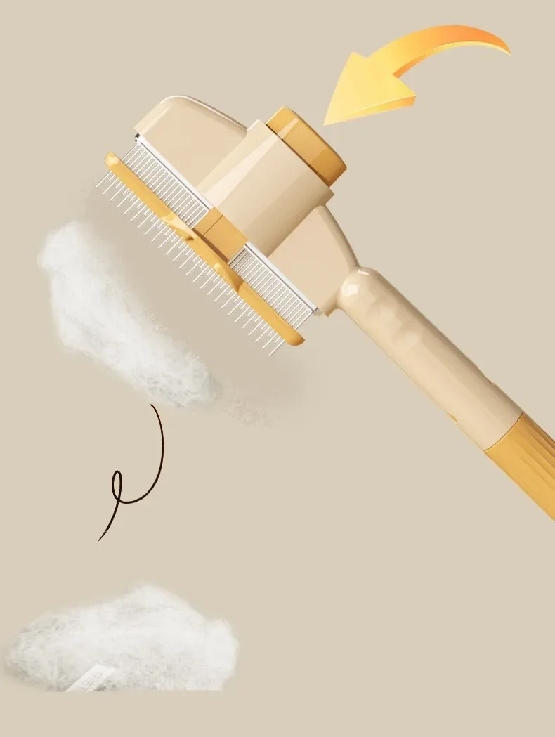 Ergonomischer Griff, rutschfest, haarschonend