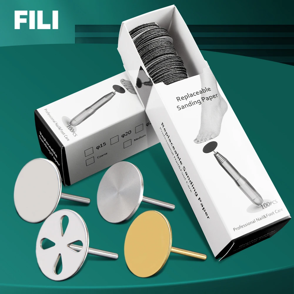 Professional Replaceable Sanding Paper 25 MM Pedicure Disc Foot Dead Skin Cuticle Callus Removal Foot Rasp Files Sandpaper Tools foot sanding paper