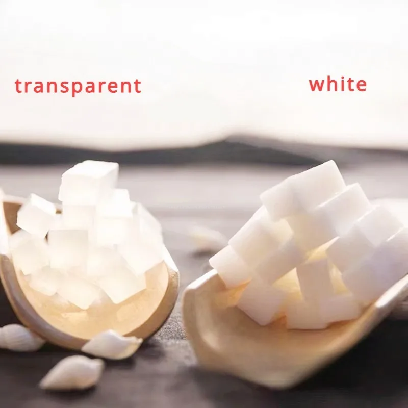 Transparent/white Natural Plant Glycerin Soap Bases Strip Handmade Soap Material DIY Creative Making Raw Materials 50g soap base