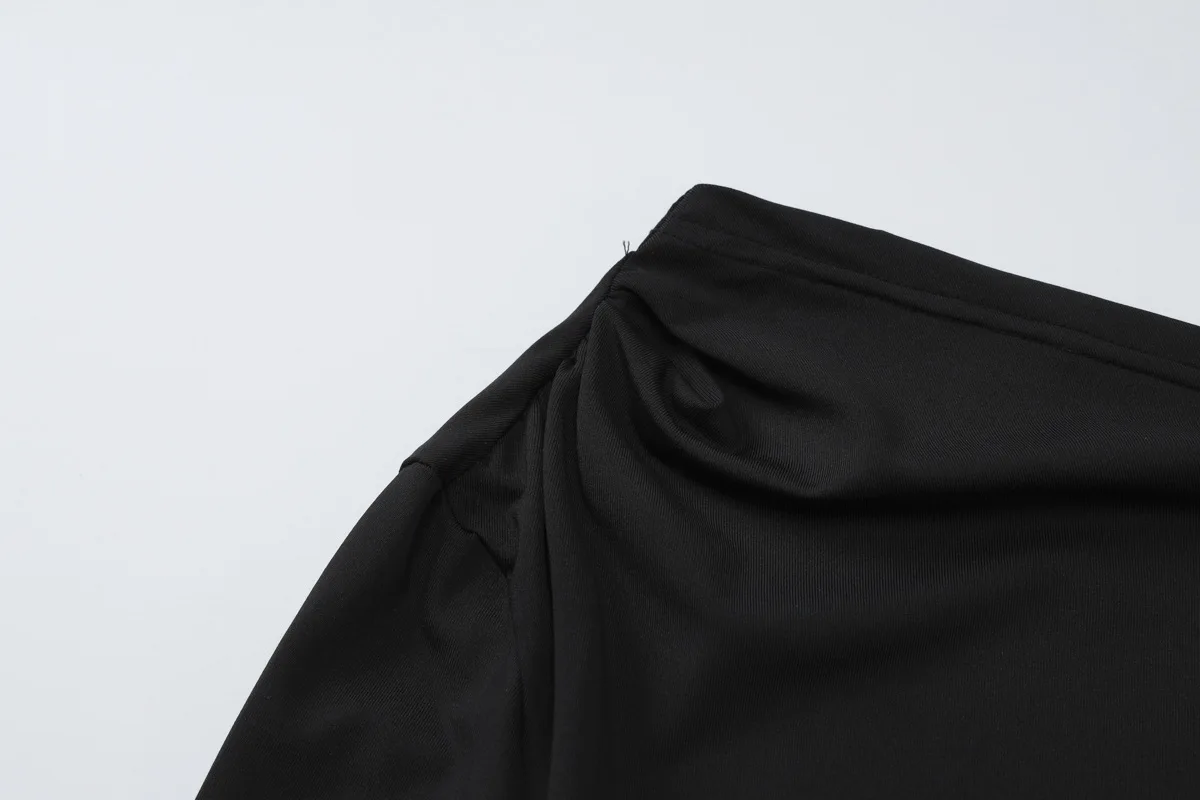 White Skew Collar Long Sleeve Maxi Dress For Women Autumn Winter New Bodycon Elegant Party Dress Female High Waist