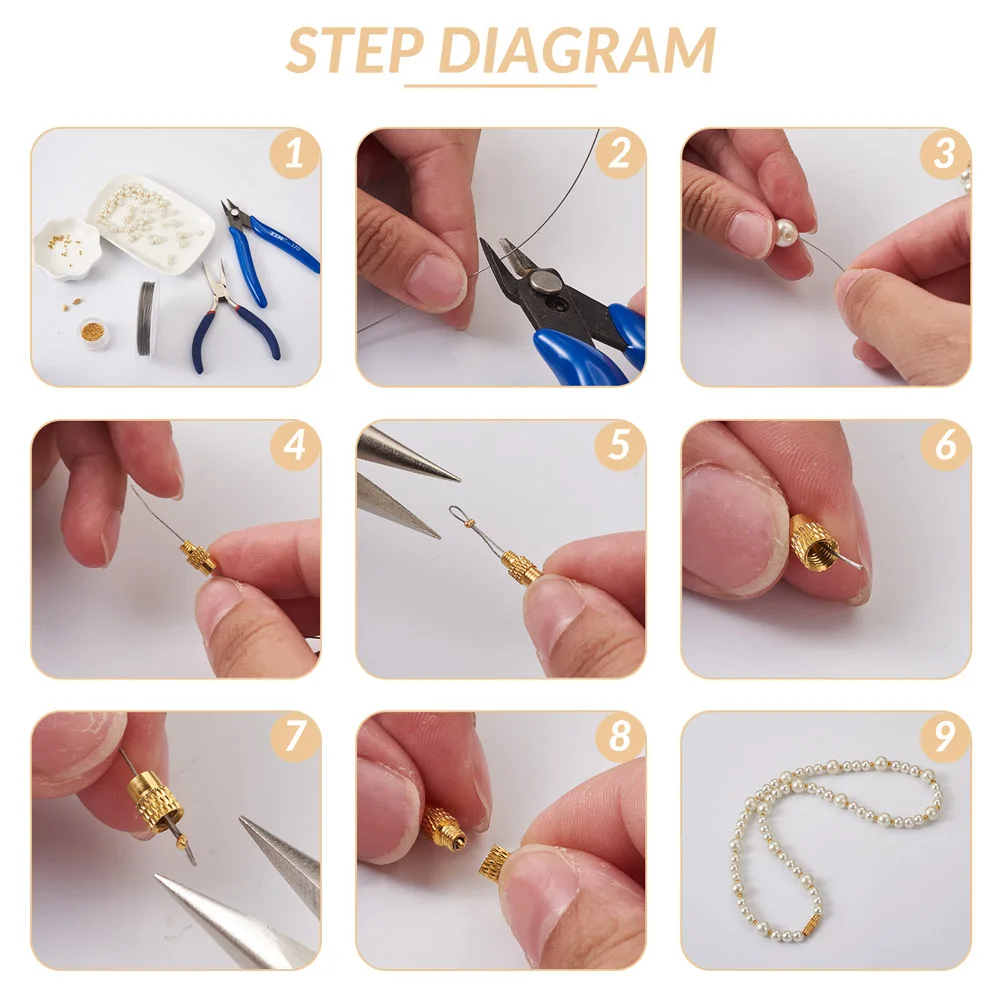 120Sets Connector Brass Screw Clasps Copper Barrel Cord End Caps For DIY Bracelet Necklace Jewelry Making Components 11~12x4mm