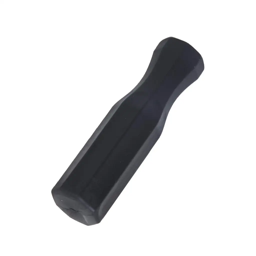 2pcs Black Table Soccer Part Kids Football Fussball Foosball Handle Grips Rubber Replacment 4