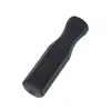 2pcs Black Table Soccer Part Kids Football Fussball Foosball Handle Grips Rubber Replacment 4