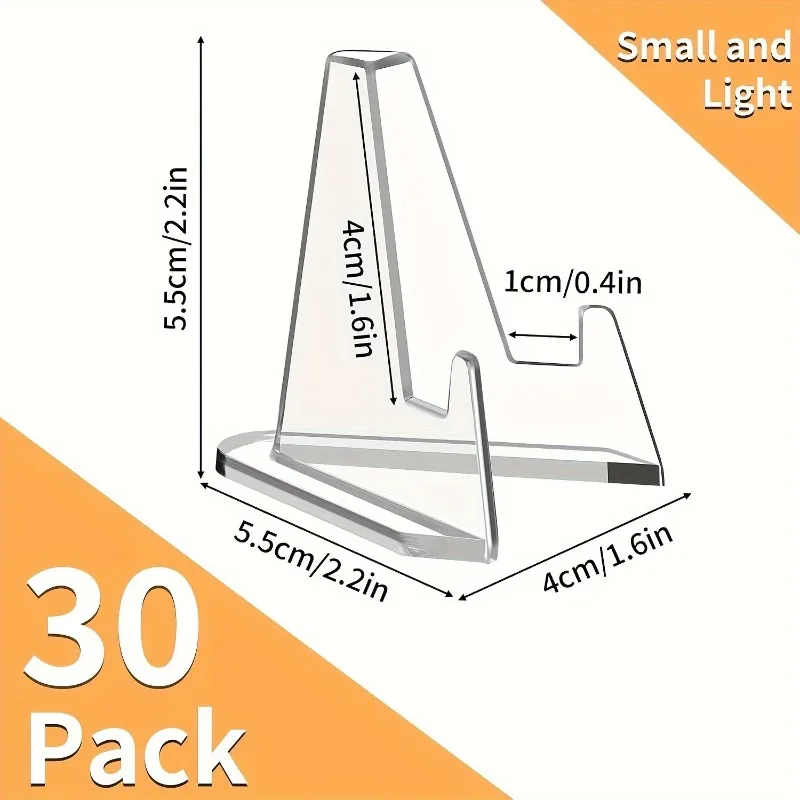 30pcs Acrylic Display Stands for Sports Cards