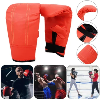 Leather Elastic Boxing Gloves