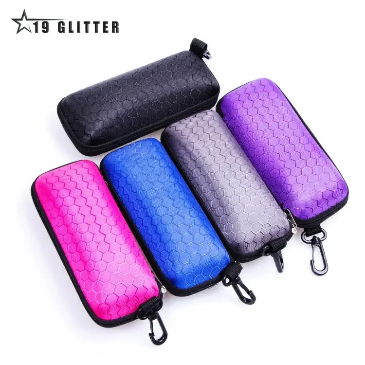 Glasses Storage Box Zipper Hard Eyewear Rectangle Box Holder glass case Accessories