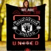 Manchester United Football Club Blanket Bed Throw Blankets for Adults Interior for Home Fluffy Soft Blankets Sofa Decoration 3