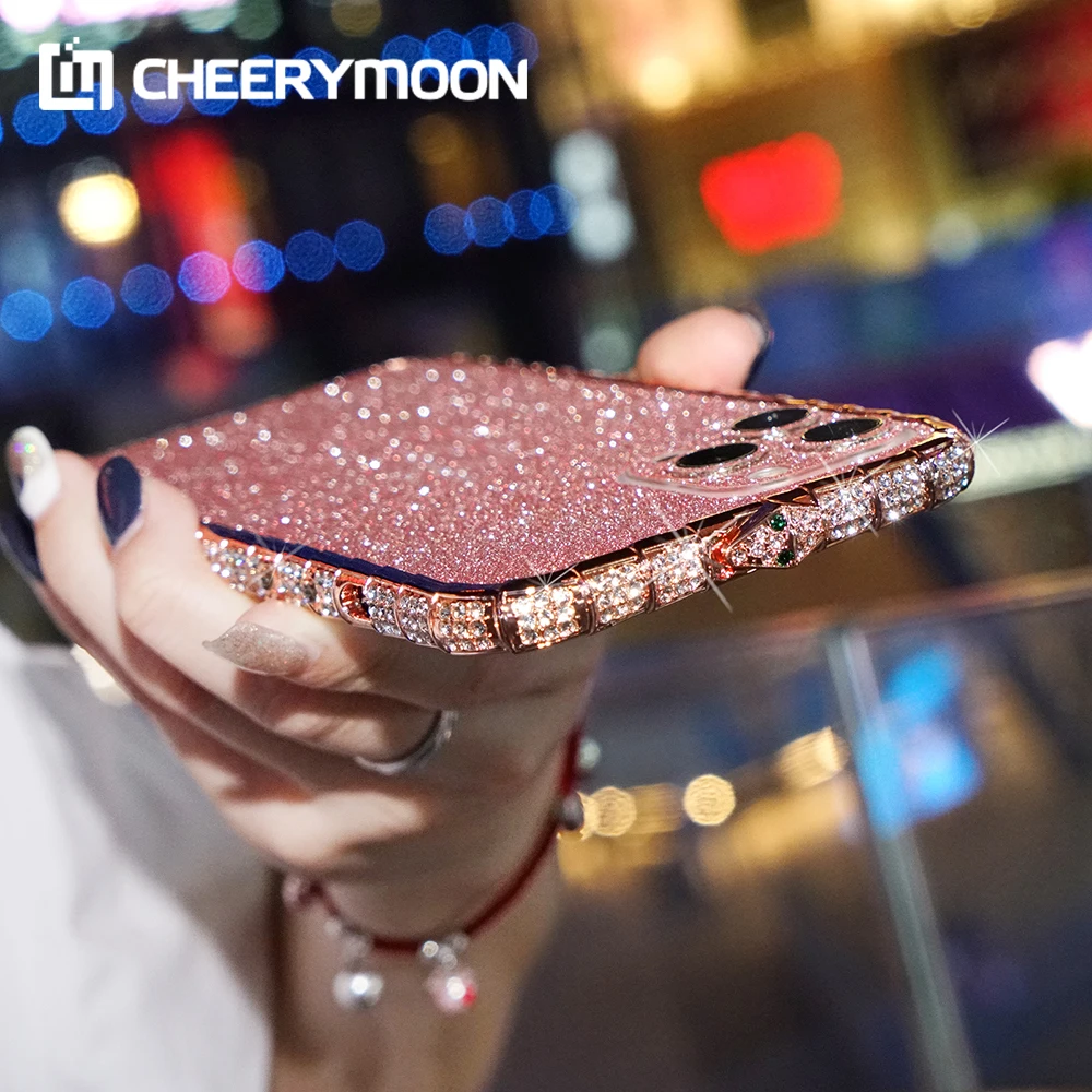 Dropshipping Bling Diamond Metal Bumper Per Iphone 14 15 13 11 12 Pro Max 12 Mini Iphone14 Plus Xsmax Xr Xs Custodia Border Cover