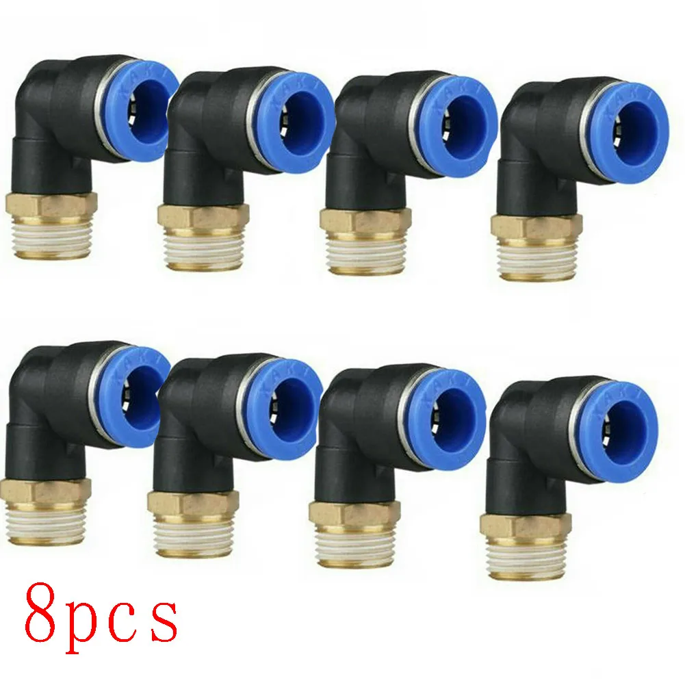 

Durable New Useful Fitting 1/8 L 8PCS 8mm Accessories Changer Machine Connector Tube For Coats Tire Replacement