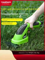 Mini Lithium Electric Grass Trimmer Hedge Trimmer Garden Lawn Mower Grass Cutting Machine Tool 1