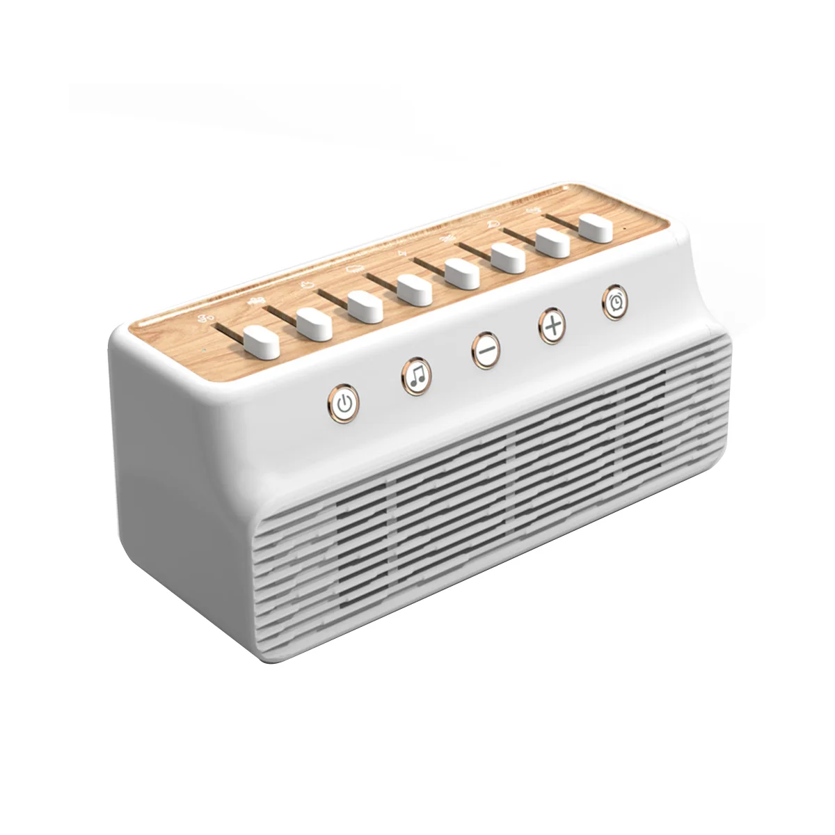 Sleep Altoparlante Bluetooth White Noise Machine Temporizzato 8 Suoni Naturali Carillon Migliora Il Sonno Per I Regali Di Natale