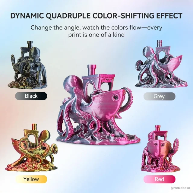 PLA+ Silk 3D Printer Filament 2KG 5