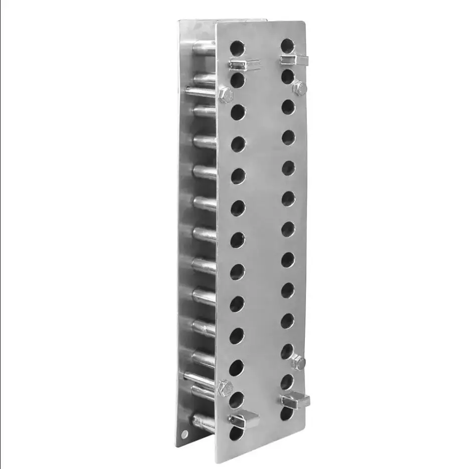Stainless Steel 304 Popsicle Stick Aligner Popsicle Mold Stick Aligner 28 Cavities Holders Brazil Style
