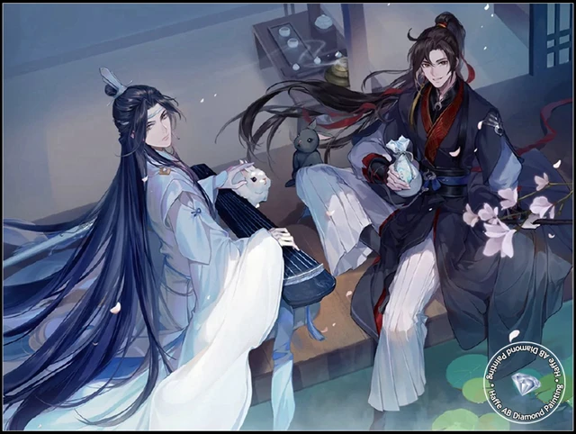 Chinese Anime Mo Dao Zu Shi AB Drills Diamond Painting The Untamed Wei Ying  Lan Zhan Embroidery Cross Stitch Handwork Home Decor
