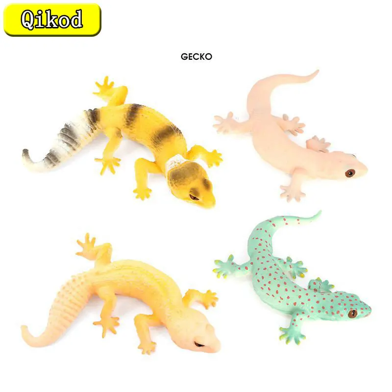 

New Simulated Gecko Reptile Model Gecko Dragon Lizard Scene Decoration Children's Science and Education Cognitive Toys Gifts