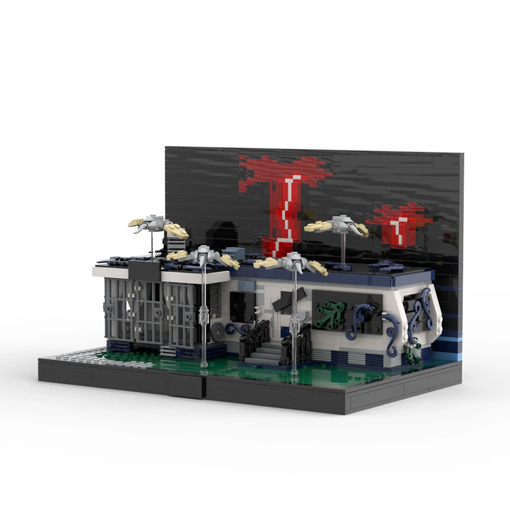 Конструктор MOC для подземей, набор для съемки с изображением монстров, очень странные дела, демодог, монстр, одиннадцать фургонов, Игрушечная модель, подарок